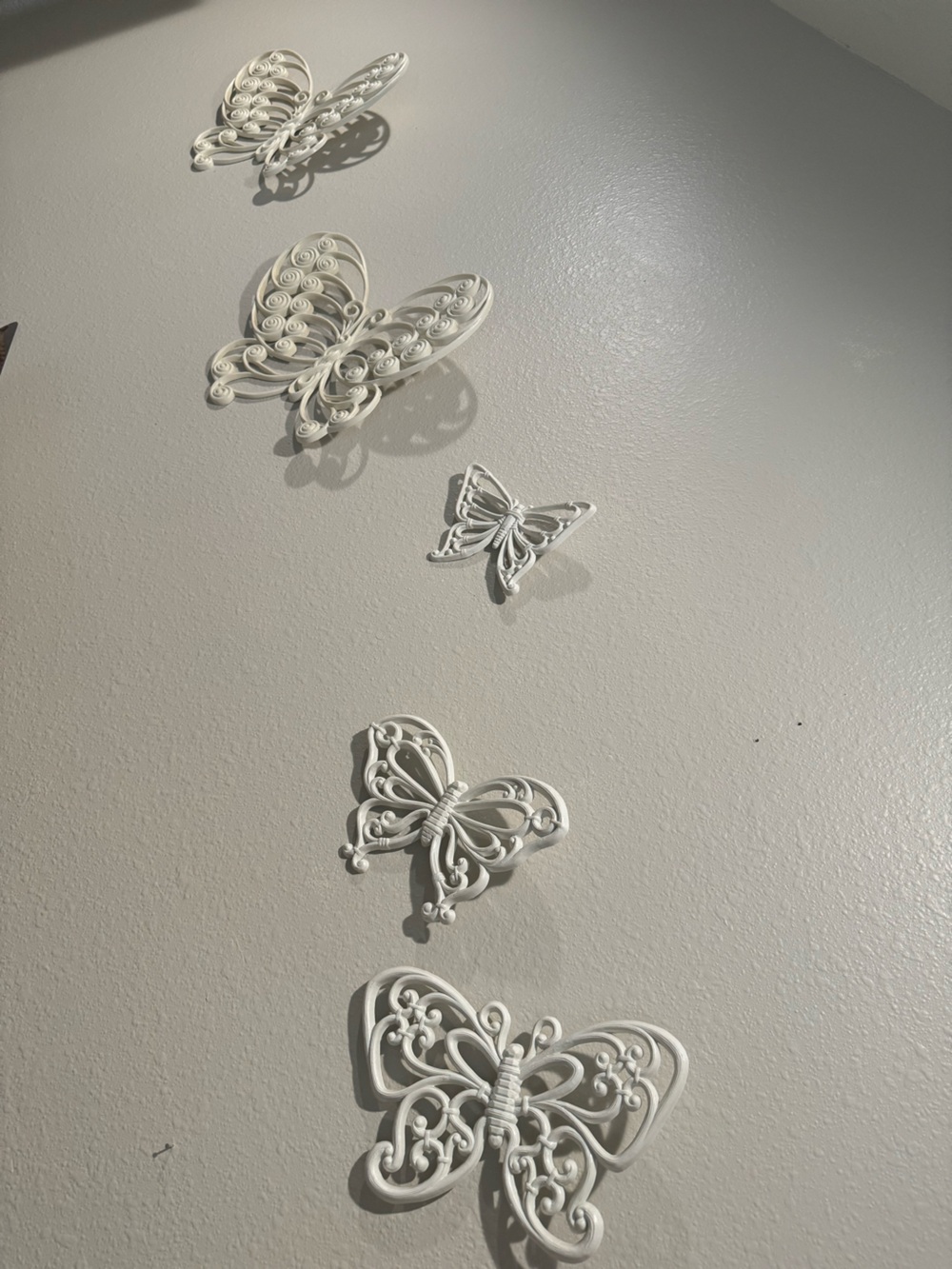 Vintage Boho Wall Butterflies